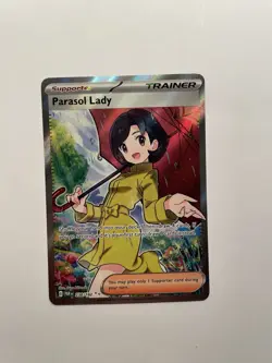 2023 Pokemon SV Paradox Rift Parasol Lady #238/182 - Image 1