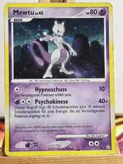 Mewtu Lv. 42 Holo 11/146 Erwachte Legenden Deutsch VG Pokemon - Image 1