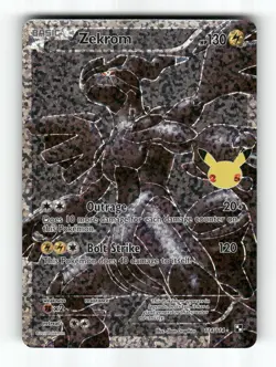 Zekrom - 114/114 - Celebrations: Classic Collection - Pokemon - - NM - Image 1