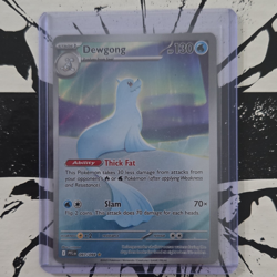 Pokemon Dewgong 097/094 Paldean Fates Illustration Rare Holo 130 HP Stage 1 - Image 1