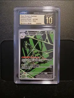 Pokemon TCG Team Rockets Spidops 187/182 IR Destined Rivals CGC 10 Pristine - Image 1