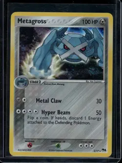 Metagross Pokemon 2006 POP Series 1 Holo Rare 2/17 LP - Image 1
