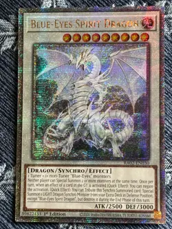 *** BLUE-EYES SPIRIT DRAGON *** 1ST EDITION QCR - Image 1