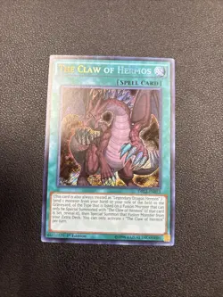 Yugioh - The Claw of Hermos - Secret - 1st - DRL2-EN013 - NM - A6 - Image 1