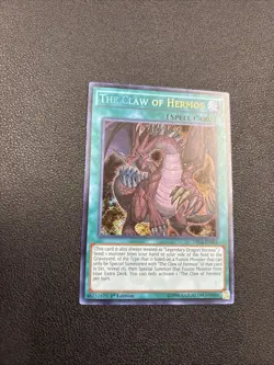 Yugioh - The Claw of Hermos - Secret - 1st - DRL2-EN013 - NM - A6 - Image 2