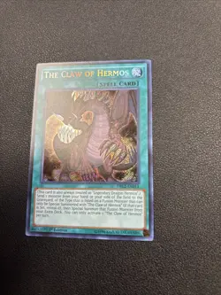 Yugioh - The Claw of Hermos - Secret - 1st - DRL2-EN013 - NM - A6 - Image 3