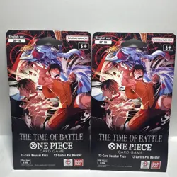 (2)One Piece OP-16 The Time of Battle Sleeved Booster Pack English fast shipping - Image 1
