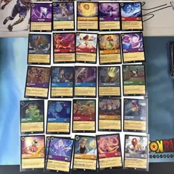 Huge Disney lorcana 280+ Card lot. Lots of First Chapter + Other Mix Sets - Image 2