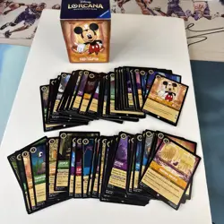 Huge Disney lorcana 280+ Card lot. Lots of First Chapter + Other Mix Sets - Image 3