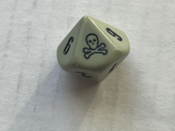 Magic the Gathering Dice Mirrodin Besieged Promo D10 Poison Infect Counter MTG - Image 1