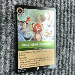 Disney Lorcana Winterspell Education Or Elimination 97/204 Foil - Image 3