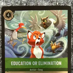 Disney Lorcana Winterspell Education Or Elimination 97/204 Foil - Image 5