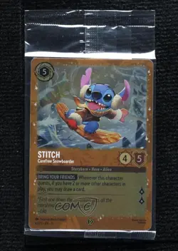 2025-Current Disney Lorcana - P3 Promos Stitch Carefree Snowboarder #42/P3 - Image 1