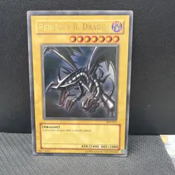 Yu-Gi-Oh! TCG Red-Eyes Black Dragon Holo Rare Card SDJ-001 - Image 1