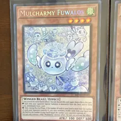Konami Yu-Gi-Oh! 1st Ed Foil 3-Card Lot: Mulcharmy Fuwalos/Kurikara - Image 2