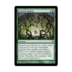 WOTC MtG Rise of the Eldrazi Growth Spasm (C) (Foil) NM - Image 1