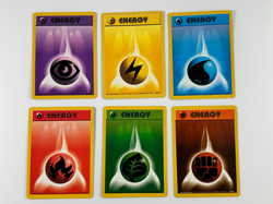 Pokemon 1999 Base Set Unlimited Energy 6 Card Set / Lot # 97-102 - Image 1