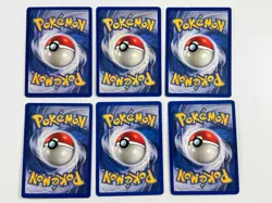 Pokemon 1999 Base Set Unlimited Energy 6 Card Set / Lot # 97-102 - Image 2