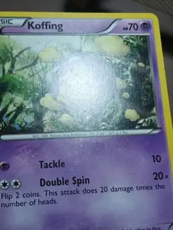 HP Koffing 56/135 - Pokemon Plasma Storm Common Card - Image 5