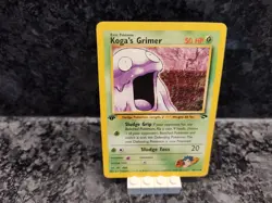 Pokemon Gym Challenge 78/132 Koga's Grimer Trading Card 1st Edition - Image 1