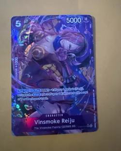 Bandai One Piece Card Game Vinsmoke Reiju EB03 Alt Art - Image 1