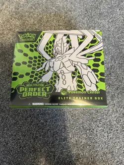 Pokemon TCG Perfect Order ETB Elite Trainer Box Pokemon Centre PC New Sealed - Image 1