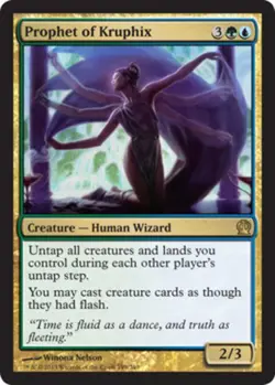 1x Prophet of Kruphix MTG - Theros - Heavy Play - Image 1