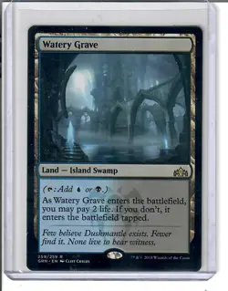 Watery Grave 259 Rare : Throne of Eldraine Magic: The Gathering MP - Image 1