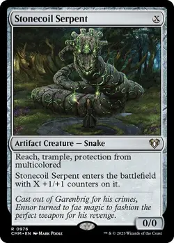 Stonecoil Serpent - CMM 0976 NM - MTG Magic - Image 1