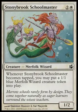 Stonybrook Schoolmaster - Light Play MTG Morningtide - Image 1