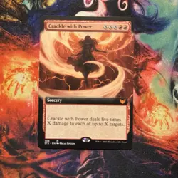 Strixhaven: School of Mages Variants Foil: Crackle with Power (Extended Art) - Image 1