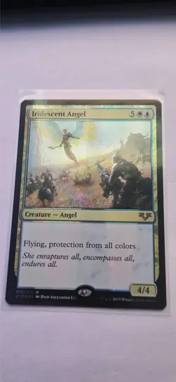 Magic MTG From the Vault: Angels Iridescent Angel #010/015 Foil TCG CCG - Image 1
