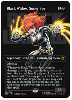 Black Widow, Super Spy - Borderless (0364) Marvel Super Heroes - Image 1