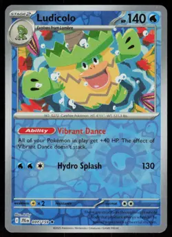 Ludicolo 037/159 Rare Journey Together Pokemon Reverse Holo Near Mint - Image 1