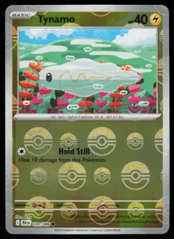 Tynamo (Poke Ball Pattern) 030/086 Holo Common Black Bolt Pokemon Holo Near Mint - Image 1