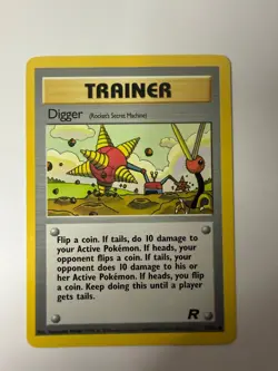 Digger 75/82 Uncommon Team Rocket Pokemon Near Mint - Image 1