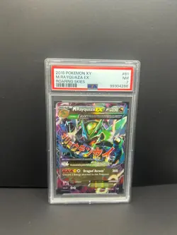 Pokemon M Rayquaza EX 61/108 Roaring Skies English PSA 7 Near Mint! - Image 1