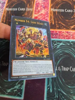 Yugioh Number 54: Lion Heart BLC1-EN037 Ultra Rare 1st Edition Near Mint - Image 2