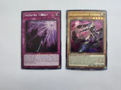 Nehshaddoll Genius, Ultra, GFTP. Shaddoll Schism, Platinum, RA01. LP. 1st. - Image 1