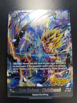 Son Gohan Childhood FS09-10 Super Rare Dragon Ball Fusion World Starter 9 - Image 3