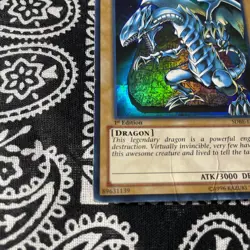 Blue-Eyes White Dragon - SDBE-EN001 - 1st Edition - Hp - 1996 - Image 5