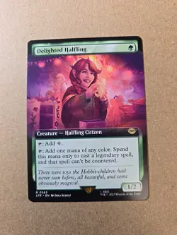 Delighted Halfling (#363) - Extended Art LTR MTG - Image 1