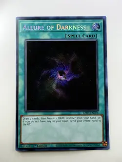 Allure of Darkness (Secret Rare) RA03-EN055 Quarter Century Bonanza 1st Edition - Image 1