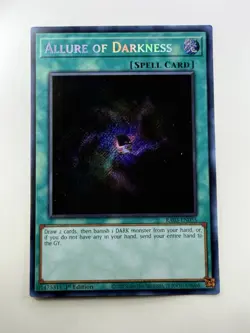 Allure of Darkness (Secret Rare) RA03-EN055 Quarter Century Bonanza 1st Edition - Image 2