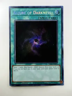 Allure of Darkness (Secret Rare) RA03-EN055 Quarter Century Bonanza 1st Edition - Image 3