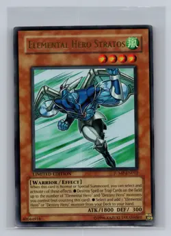 Elemental Hero Stratos JUMP-EN012 Shonen Jump Magazine Promos Limited Edition NM - Image 1