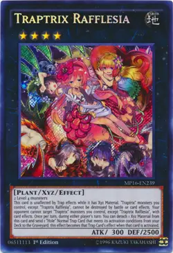 Traptrix Rafflesia - MP16-EN239 - Secret Rare - 1st Edition - Near Mint - Image 1