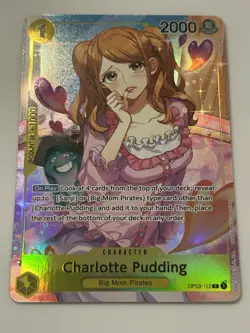 Charlotte Pudding Alt Art OP03-112 R Pillars Of Strength One Piece Card - Image 1