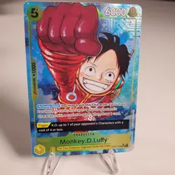 Monkey D Luffy OP07-109 Super Rare SR One Piece 500 Years In The Future NM - Image 1