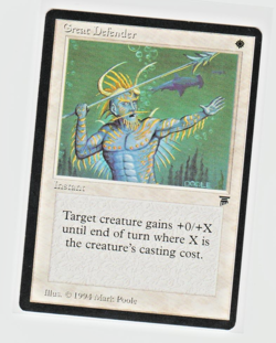 Magic the Gathering ~ MTG ~ 1x Great Defender ~ LEGENDS ~ M/NM - Image 1